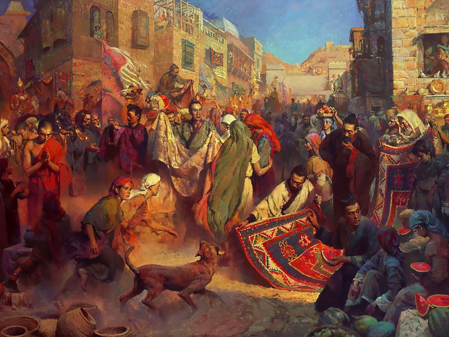 Шёлковый путь - шелковый путь - оригинал