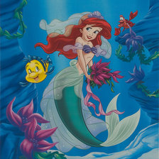 Схема вышивки «Принцесса Ариэль»