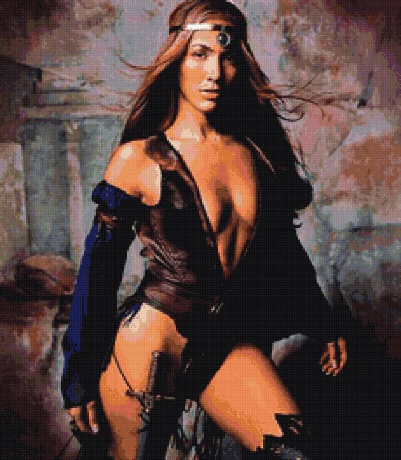 амазонка - амазонка, воин - предпросмотр