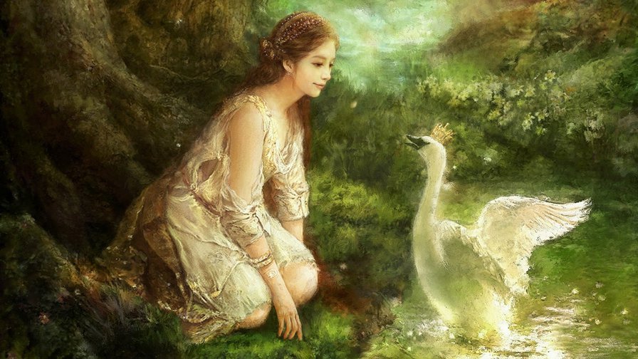 Элиза - сказка, девушка - оригинал