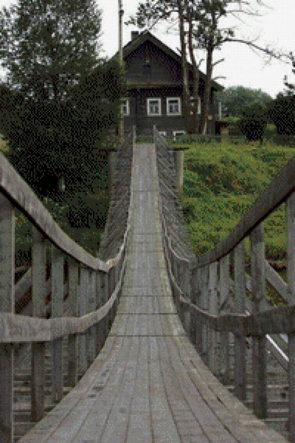 серия "дома" - дом.мостик - предпросмотр