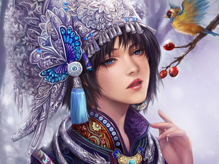 Девушка - люди, девушка, фентези - оригинал