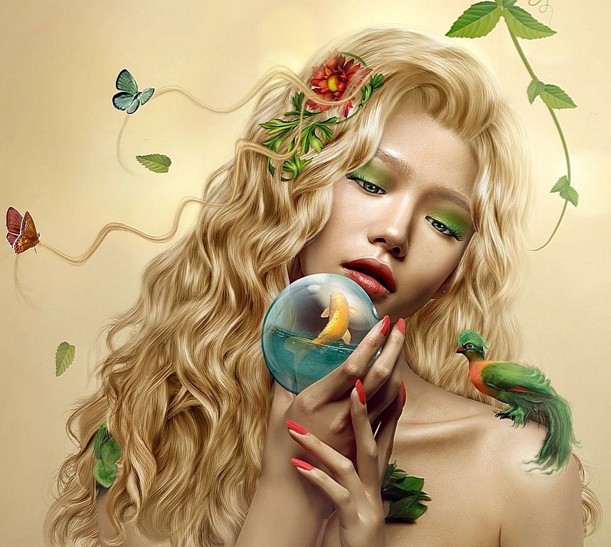 Девушка - фентези, люди, девушка - оригинал