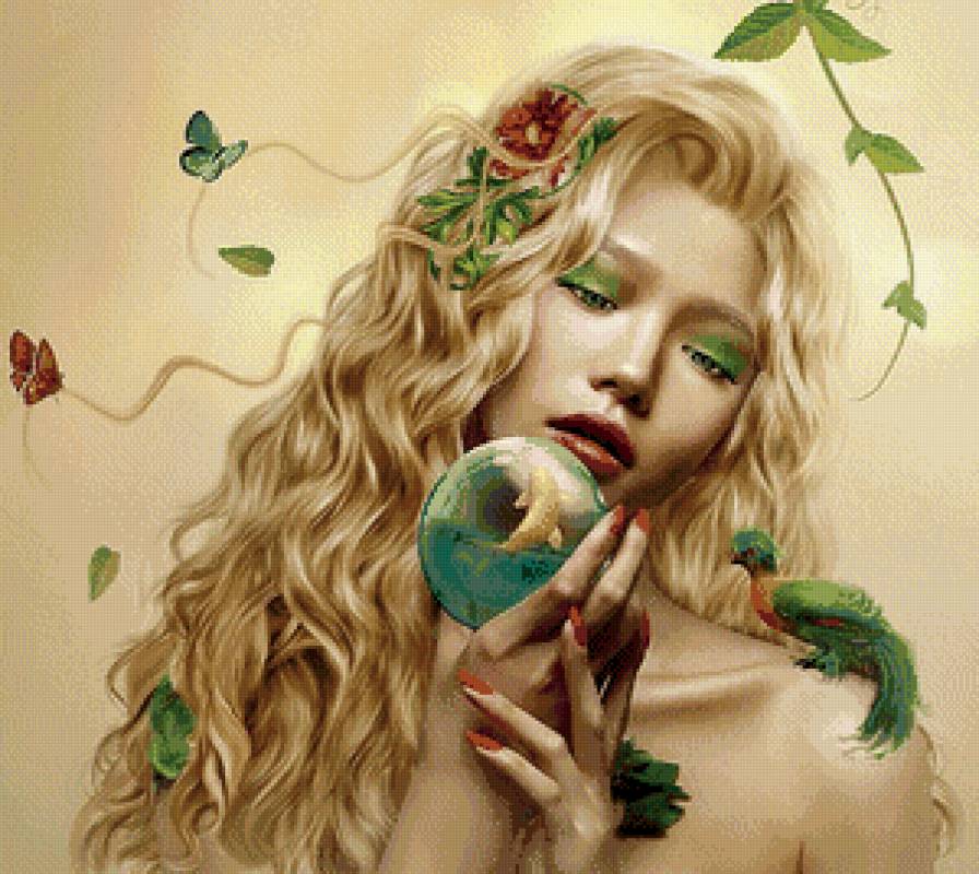 Девушка - фентези, девушка, люди - предпросмотр