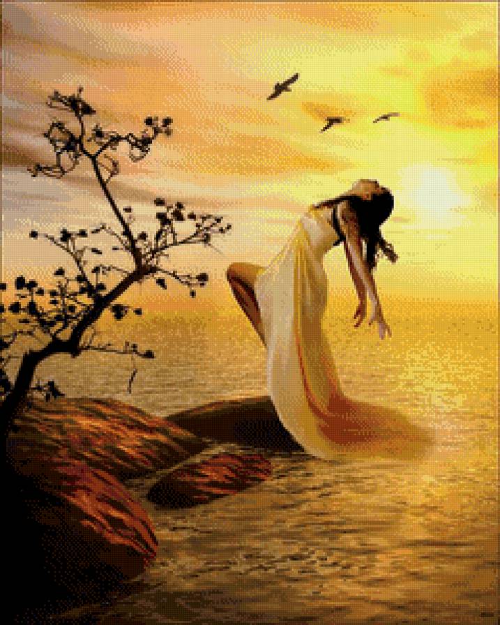 Девушка - фентези, девушка, люди - предпросмотр