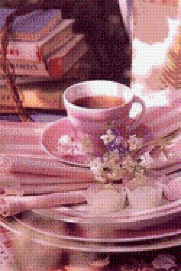 Вдохновение - чашка, книги - предпросмотр