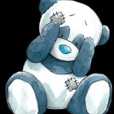 Схема вышивки «мишка»