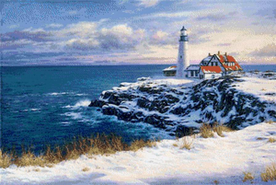 маяк - пейзаж - предпросмотр