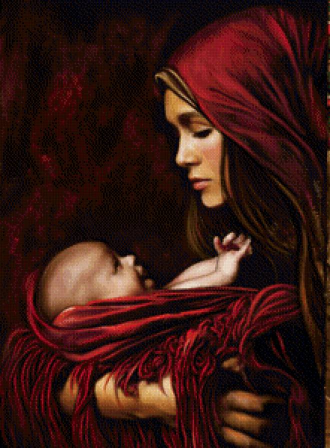 женщина с ребенком - материнство, ребенок, женщина - предпросмотр