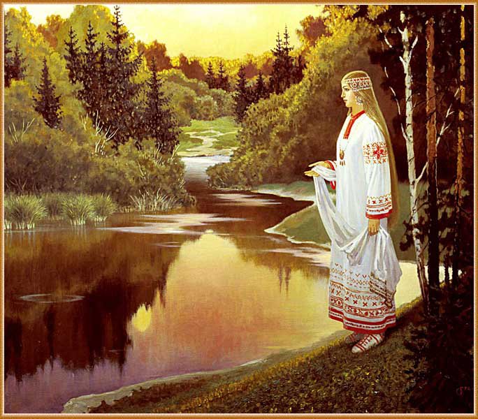 русская красавица - оригинал