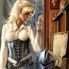 Схема вышивки «За стеклом»