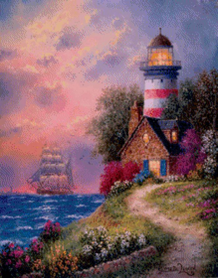 Маяк - картина - предпросмотр