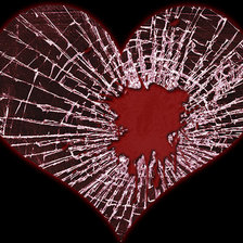 Схема вышивки «разбитое сердце»