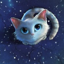 Схема вышивки «первый снег»