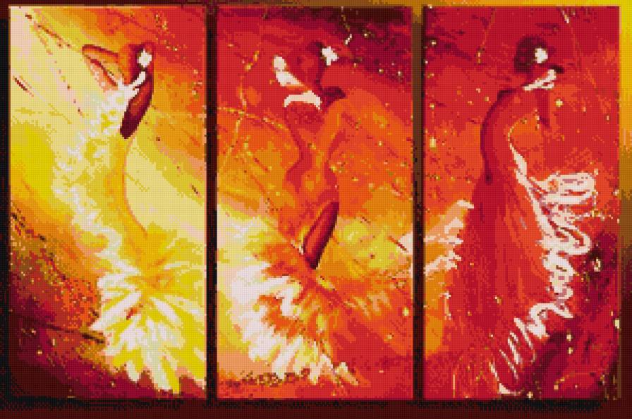 Танго Триптих - триптих, танец, танго, люди - предпросмотр