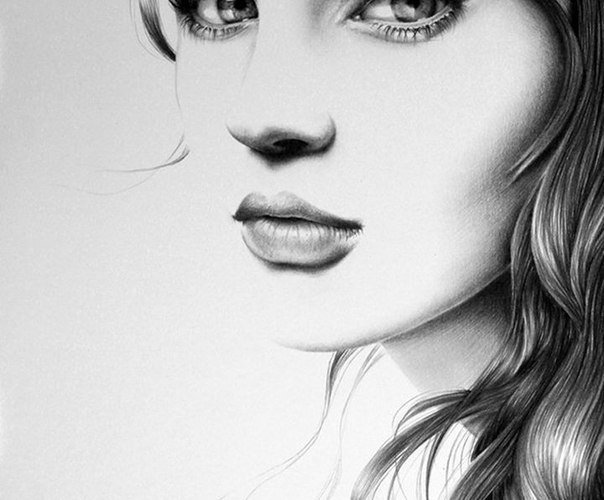 Нежный образ - образ, монохром, девушка, нежность - оригинал