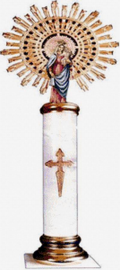 Virgen del Pilar sobre el Cirio - religioso - предпросмотр