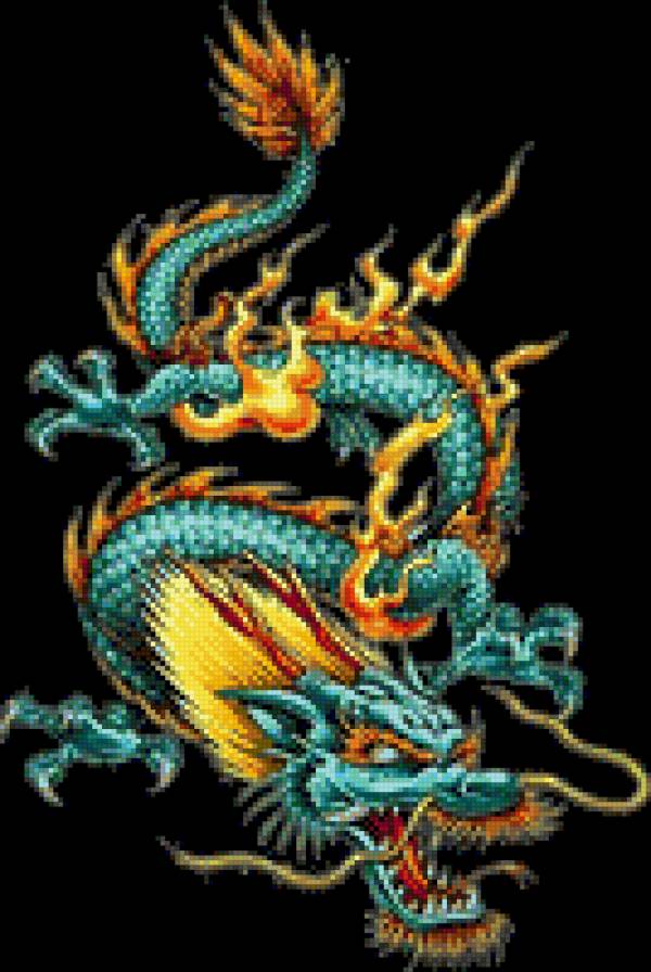 Китайский дракон - предпросмотр