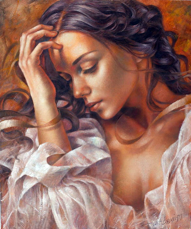 грусть - портрет, девушка, романтика - оригинал