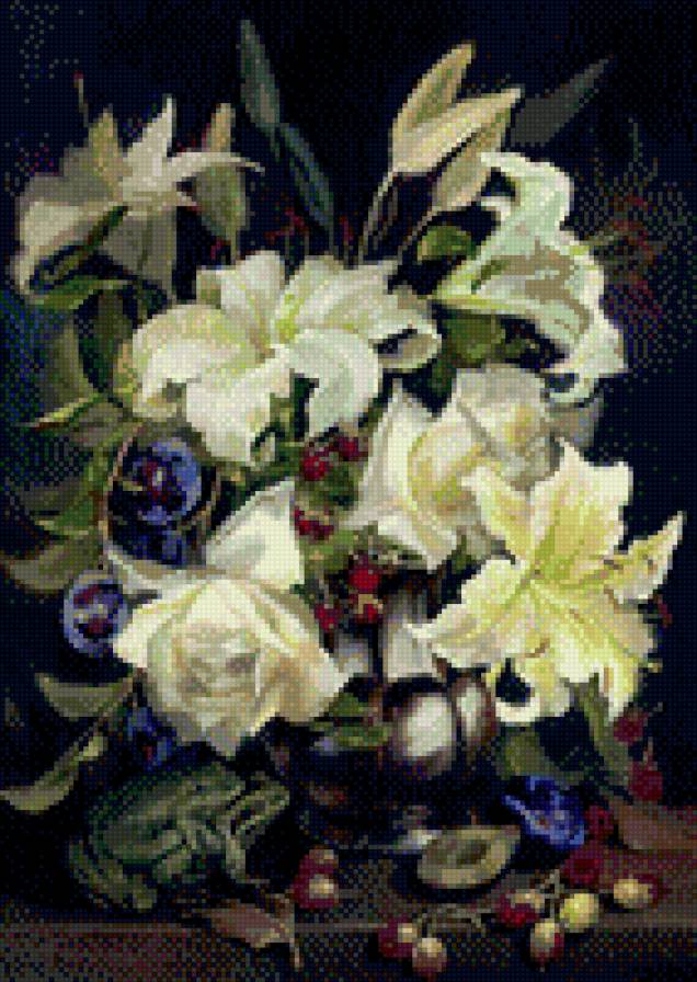 Лилии - лилии, цветы - предпросмотр