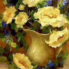 Схема вышивки «Желтое наслаждение»