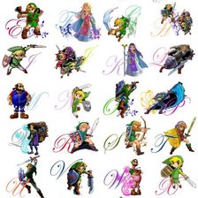 ABC personajes ZELDA