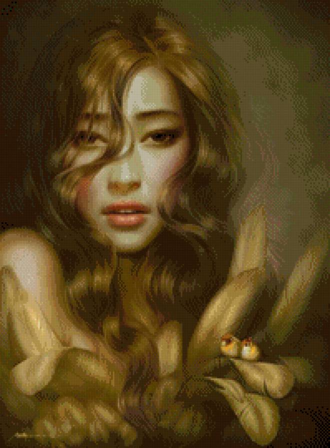 Девушка - фэнтези, ешуи танг, девушка - предпросмотр