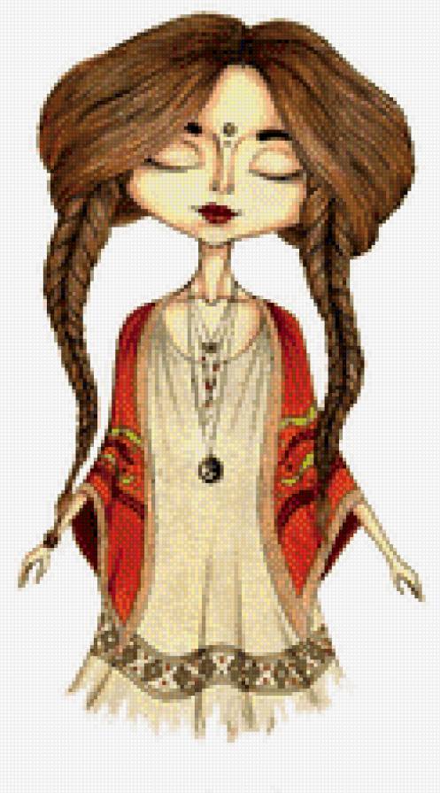 Индианка - девушка, индия - предпросмотр