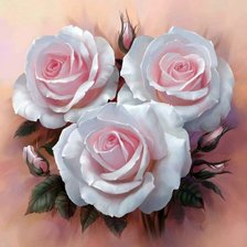 Схема вышивки «Розы»