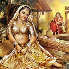 Схема вышивки «мотивы индии»