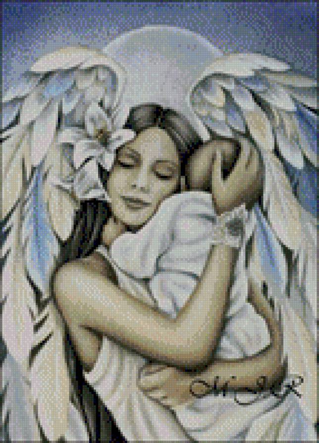 Angel con niño - предпросмотр