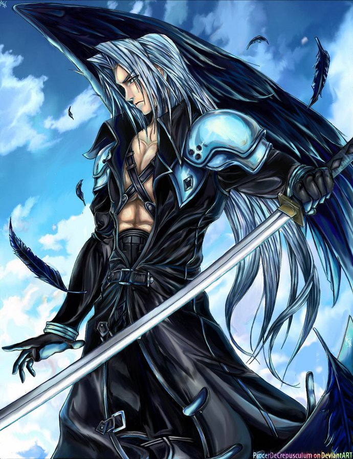 Сефирот - sephiroth, сефирот, final fantasy vii: crisis core, игра - оригинал