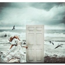 Схема вышивки «море»