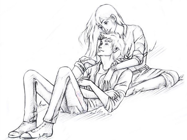 Пара - обнимашки - оригинал