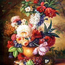 Схема вышивки «букет»