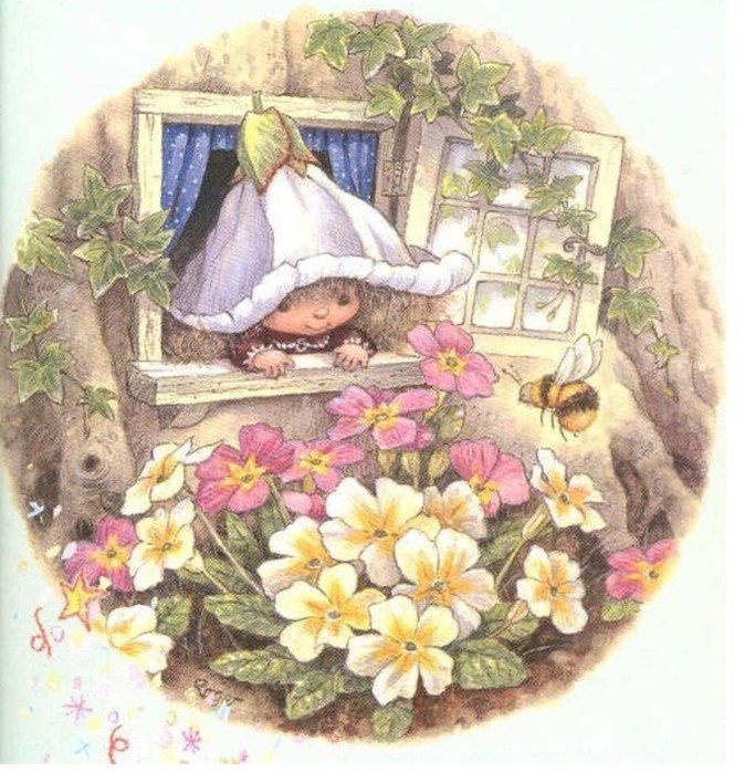 Мои примулы - дом, феечка, детское, виктория плюм - оригинал