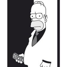 Схема вышивки «гомер»