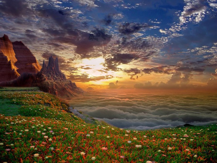 рассвет - рассвет природа - оригинал