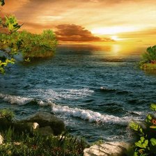 Схема вышивки «природа»