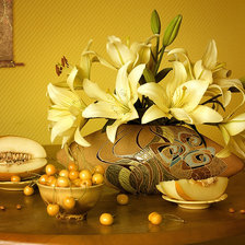 Схема вышивки «лилии»