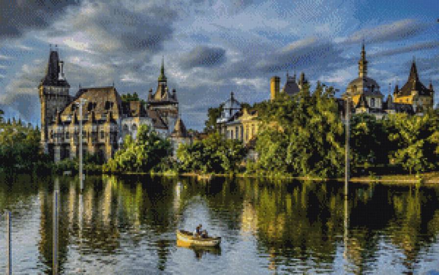 древний замок - замок, картина - предпросмотр