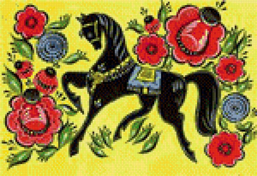 Городецкая роспись - предпросмотр