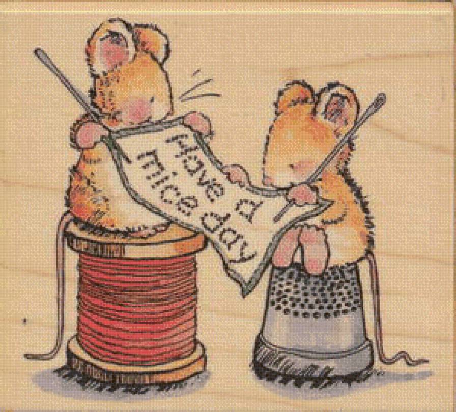 Рукодельницы 2 - детское, мышонок, penny black - предпросмотр