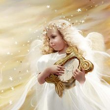 Схема вышивки «ангелок»