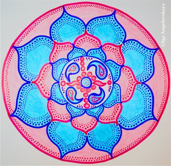 мир вашему дому и мир вашему сердцу - мандалы - оригинал