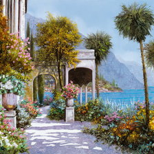 Схема вышивки «италия»