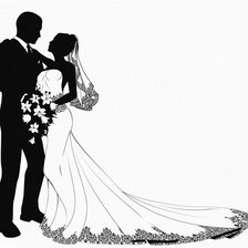 Оригинал схемы вышивки «свадьба» (№927623)