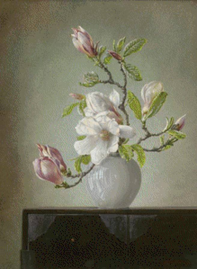 Натюрморт - цветы, натюрморт, ваза - предпросмотр