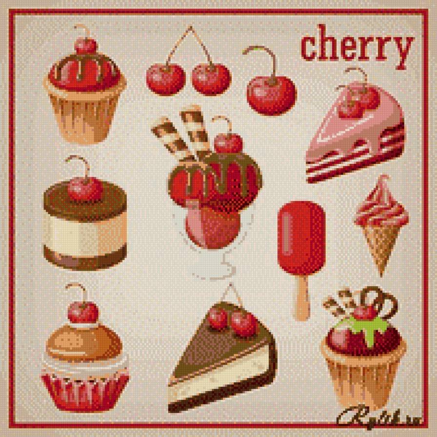 Вишневые десерты - предпросмотр