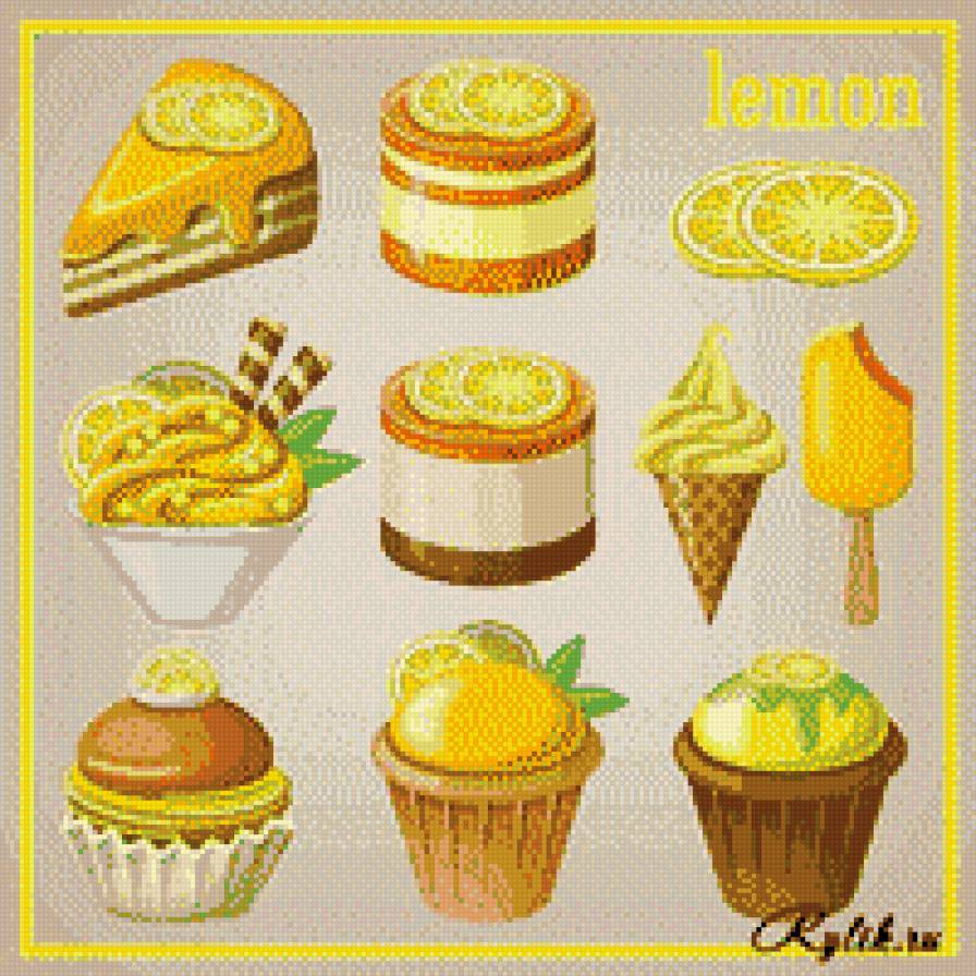 лимонные десерты - предпросмотр